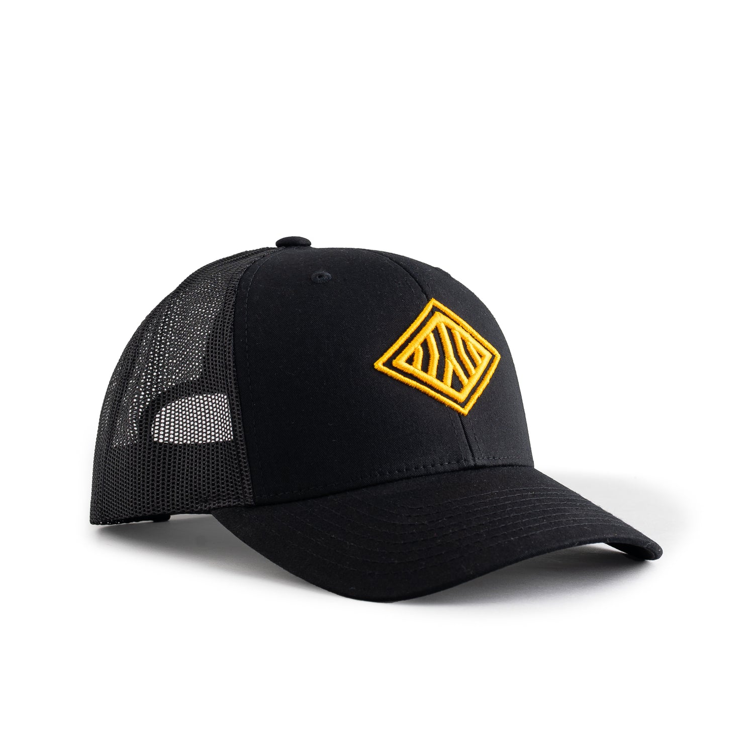 Gorra Trucker - Negro Amarillo