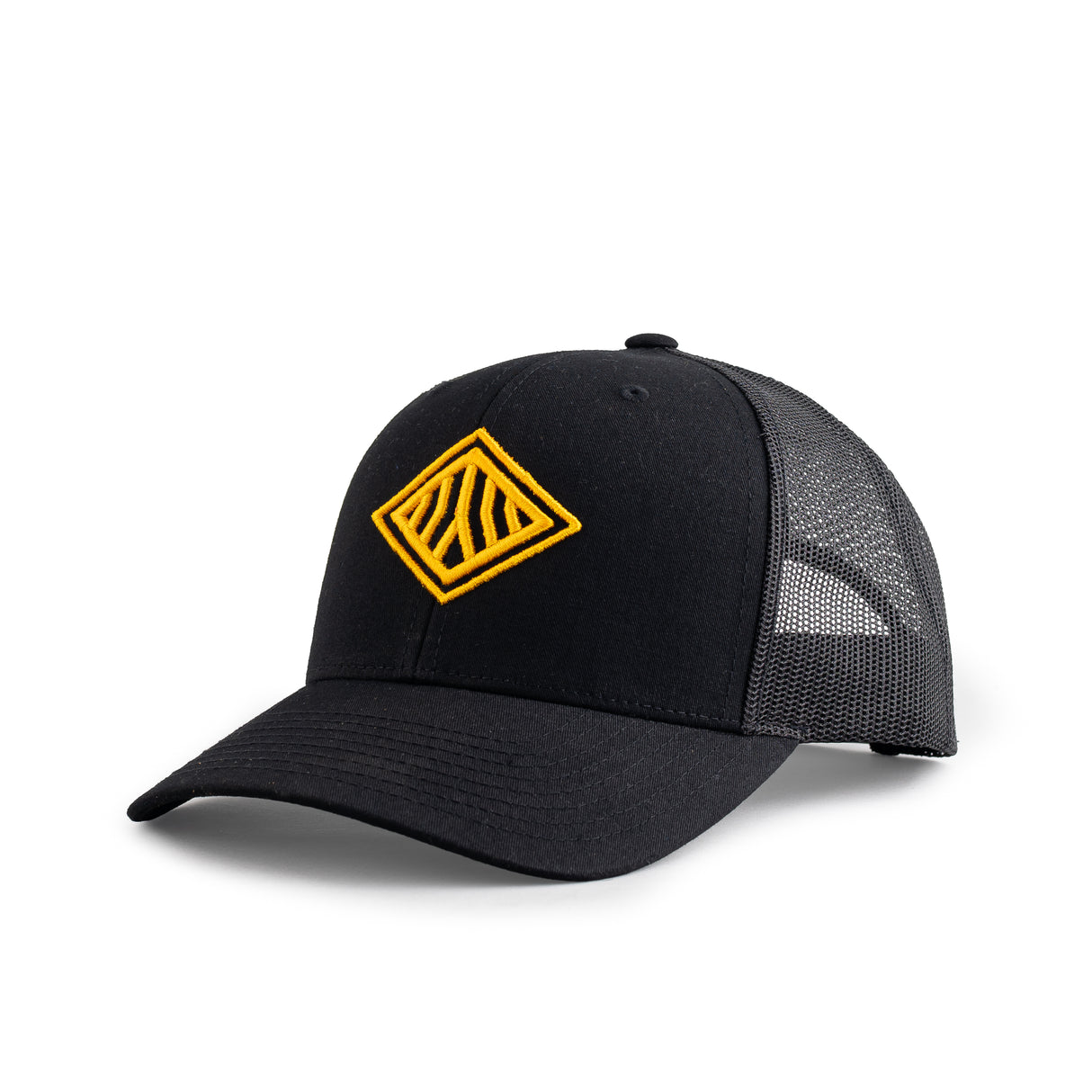 Gorra Trucker - Negro Amarillo